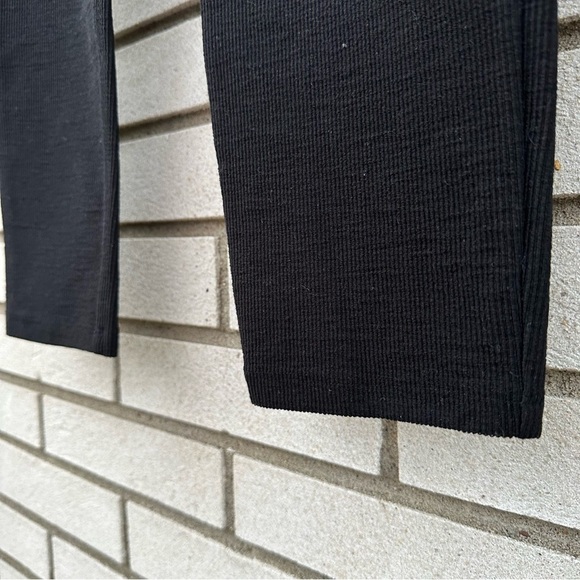 Eileen Fisher Petites Black Tencel Stretch Ridge Pull On Slim Skinny Jeans - Picture 5 of 10